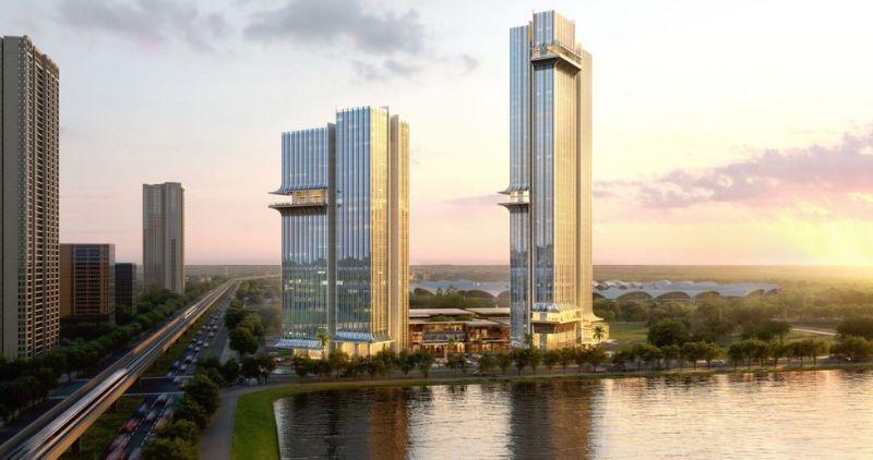 Phối cảnh tổ hợp khách sạn JW Marriott Vinhomes Cổ Loa