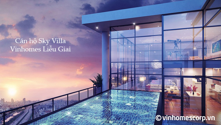 Sky villa Vinhomes Liễu Giai