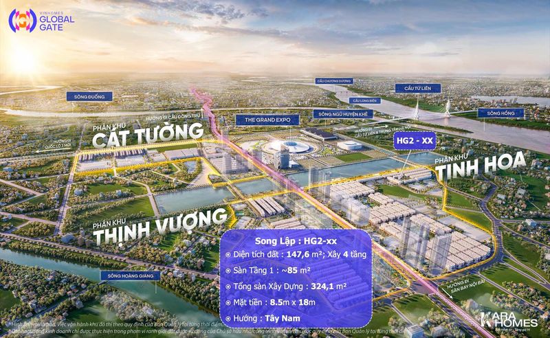 Song lập Hoàng Gia 2 - Phân khu Tinh Hoa