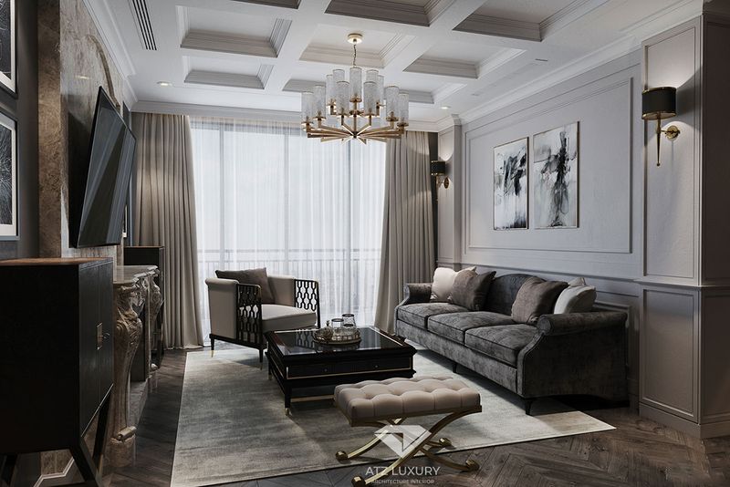 Nội thất chung cư Vinhome Cổ Loa phong cách Modern Classic