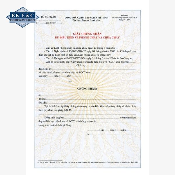 Minh họa thủ tục PCCC