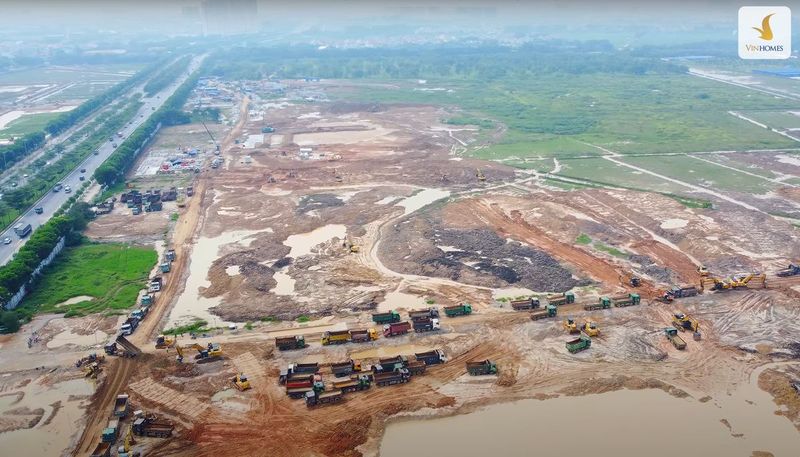 Tiến độ phân khu The Metropolitan Vinhomes Cổ Loa