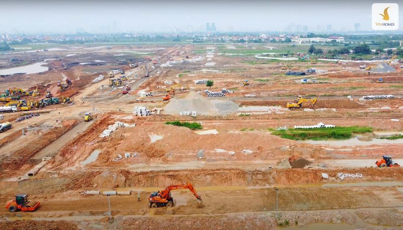 Tiến độ Vinhome Cổ Loa