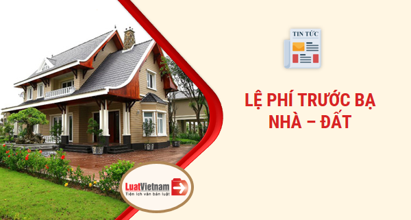 Công thức tính lệ phí trước bạ