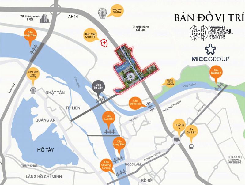 Vị trí Vinhomes Cổ Loa