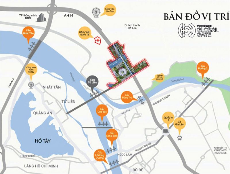 Vị trí Vinhomes Cổ Loa