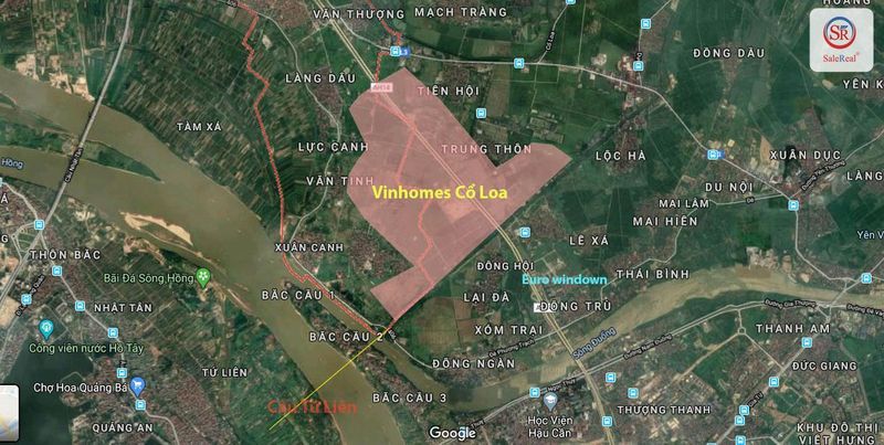 Vị trí Vinhomes Cổ Loa