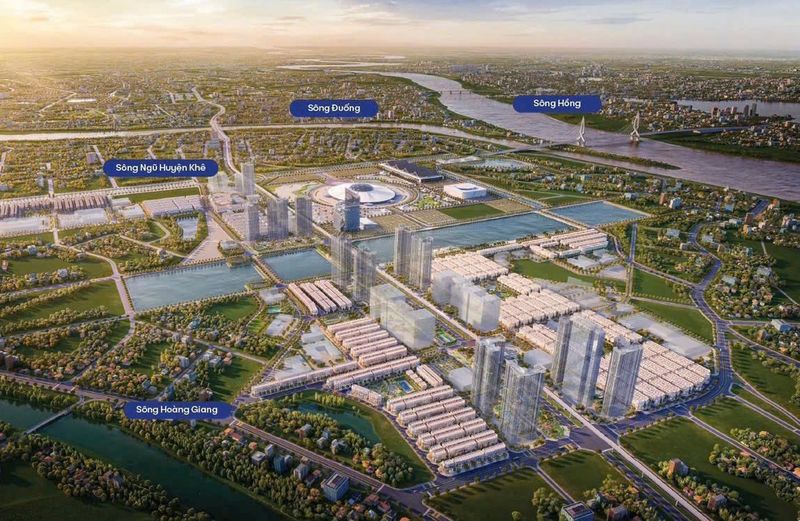 Phối cảnh chi tiết toà nhà