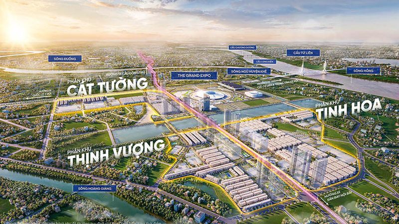 Phối cảnh phân khu