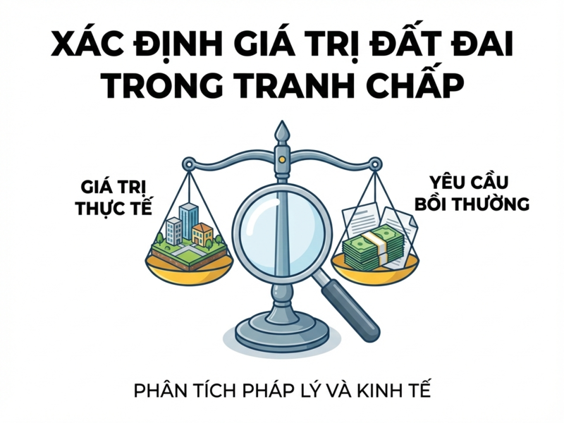 Xác định giá trị trong tranh chấp